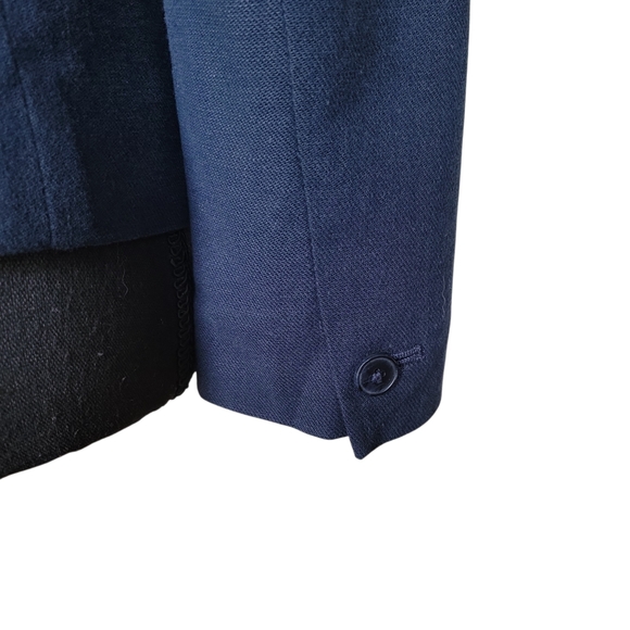 Banana Republic Navy Blue Blazer Women's Size 0 Petite - Picture 9 of 10